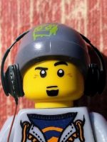 Lego Avatar listening to music